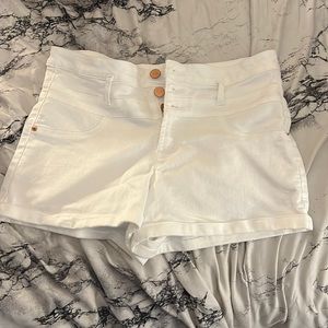 Junior’s White Jean Shorts